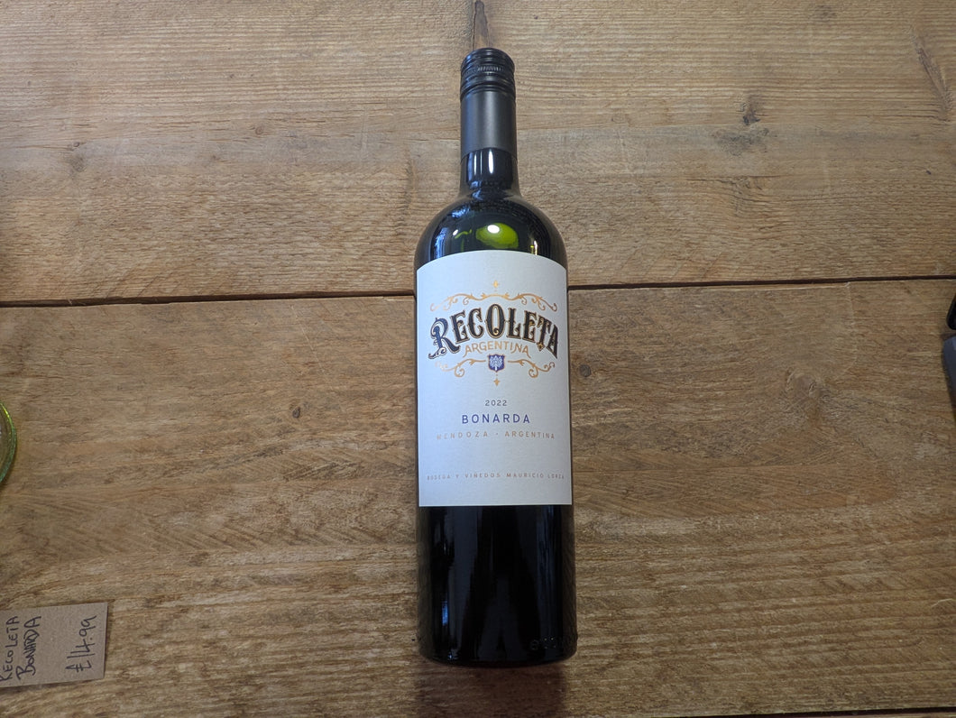 Recoleta Bonarda 2022 Argentina 13% 75cl