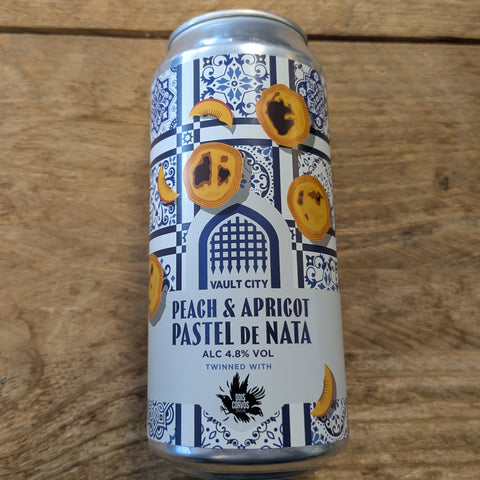 Vault City Peach & Apricot Pastel De Nata Sour 4.8% 440ml