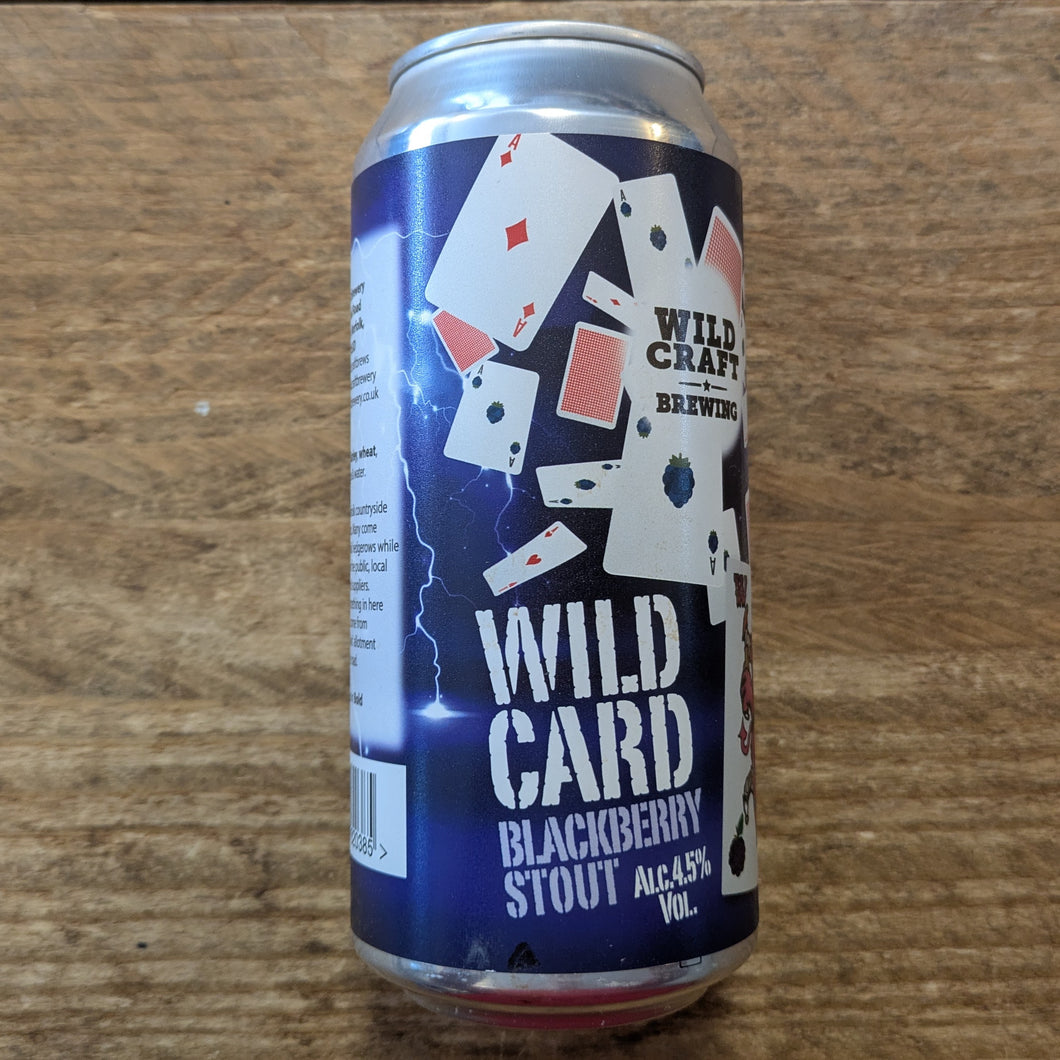 Wildcraft Wild Card Blackberry Stout 4.5% 440ml