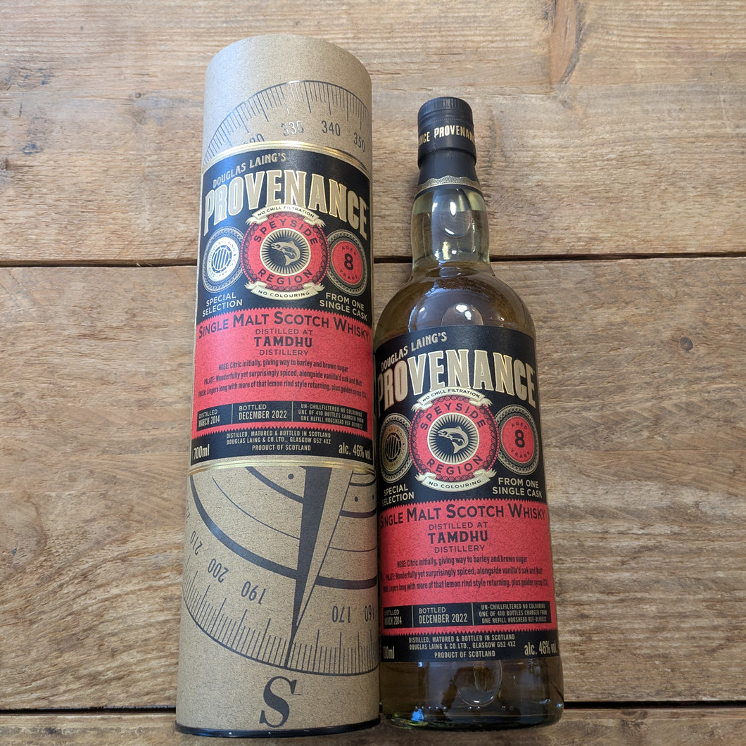Provenance Tamdhu 8yo Single Malt Whisky 46% 70cl