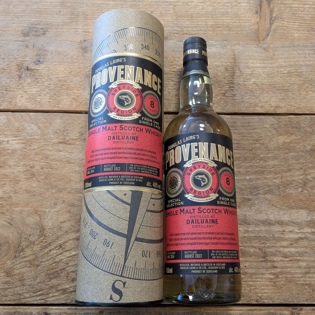 Provenance Dailuaine 8yo Single Malt Whisky 46% 70cl