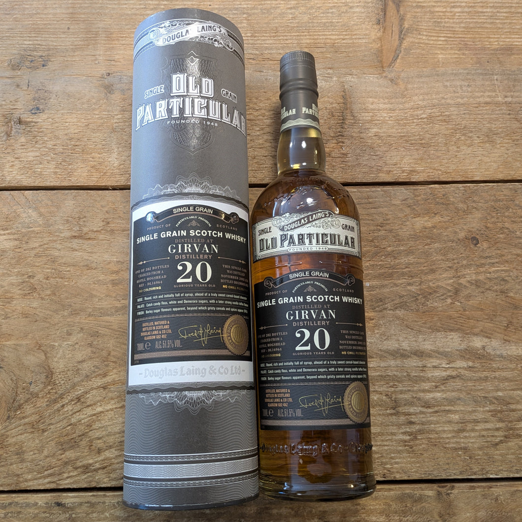 Old Particular Girvan 20yo Grain Whisky 51.5% 70cl