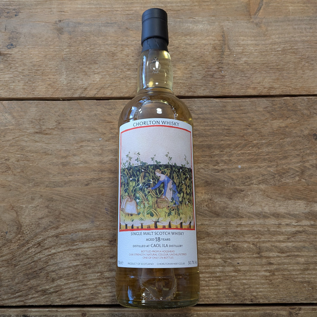 Chorlton Whisky Caol Ila 18yo Refill Hogshead 276 bottles 50.7% 70cl