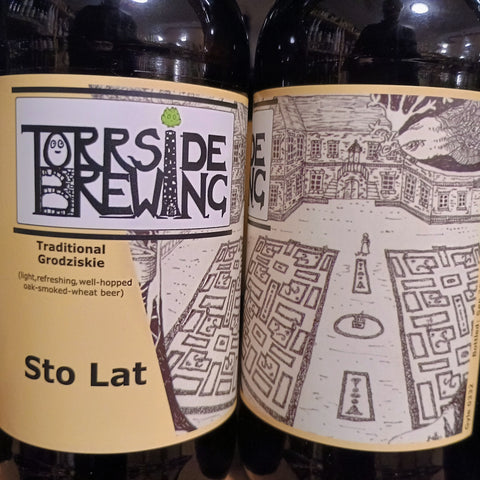 Torrside 'Sto Lat' Grodziskie Oak Smoked Wheat Beer 2.8% 500ml