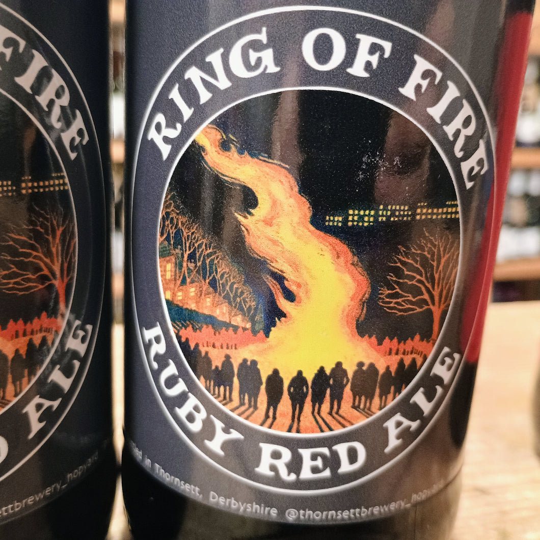 Thornsett 'Ring Of Fire' Ruby Red Ale 4.6% 500ml