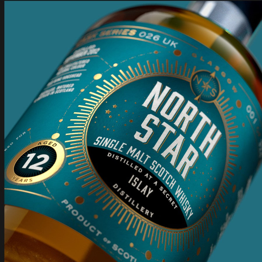 North Star Secret Islay 2012 12y Red Wine Hogshead 53%