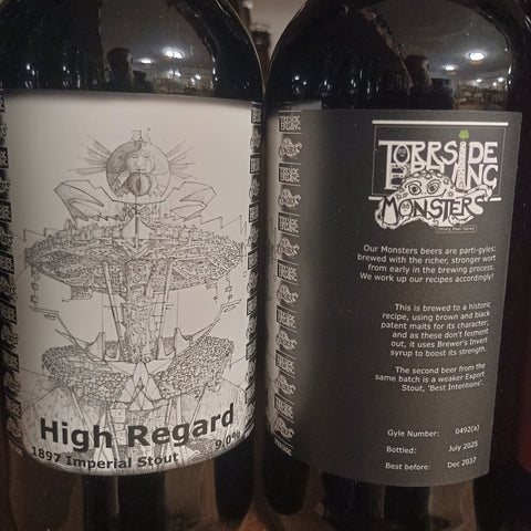 Torrside Monsters 'High Regard' Imperial Stout 9% 500ml
