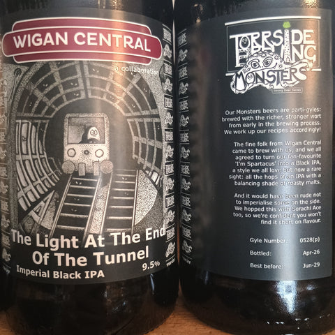 Torrside Monsters 'Light At The End Of The Tunnel' Imperial Black IPA 9.5% 500ml