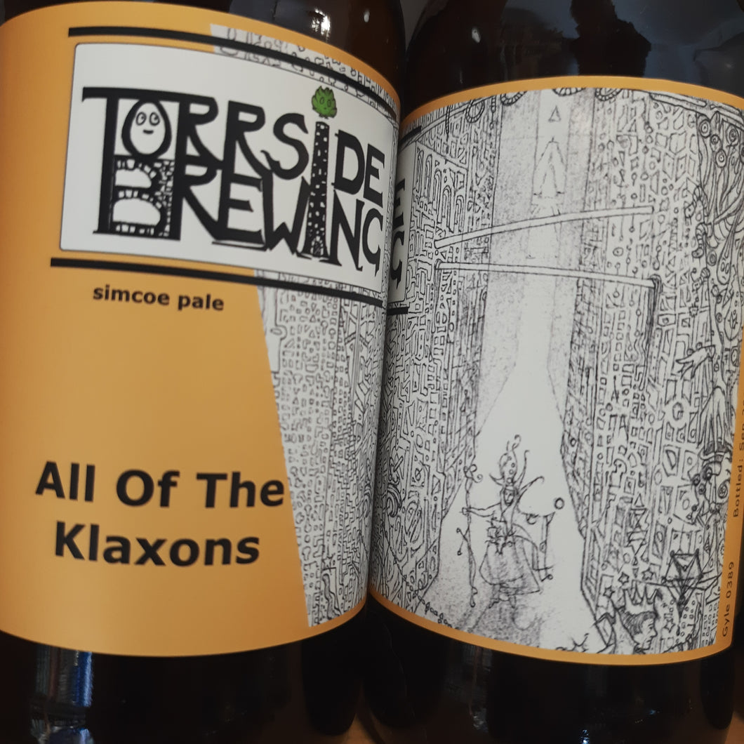 Torrside 'All of the Klaxons' Simcoe Pale Ale 4% 500ml
