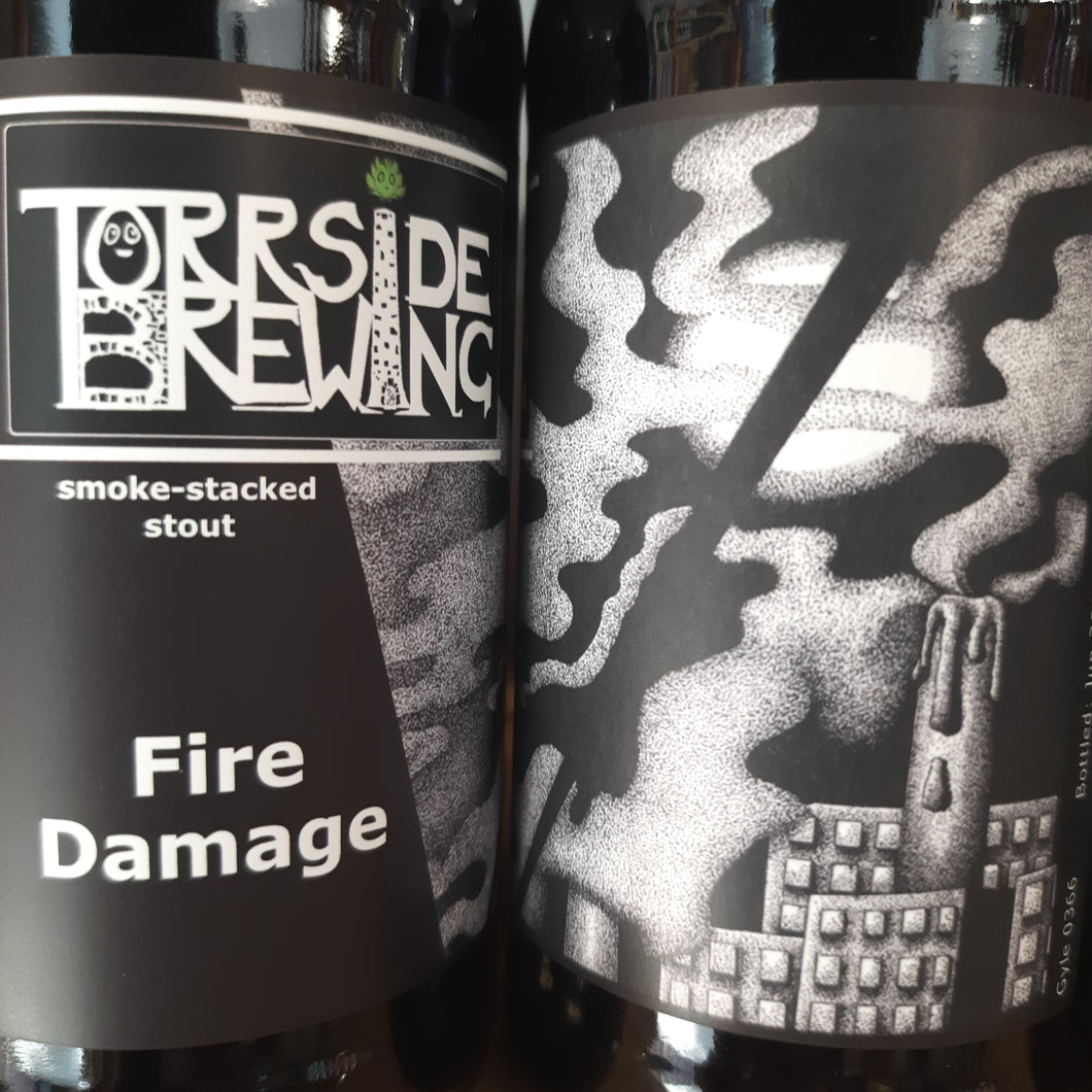 Torrside 'Fire Damage' Smoked Stout 5% 500ml