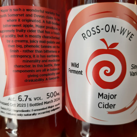 Ross Cider Major SV Cider 6.7% 500ml