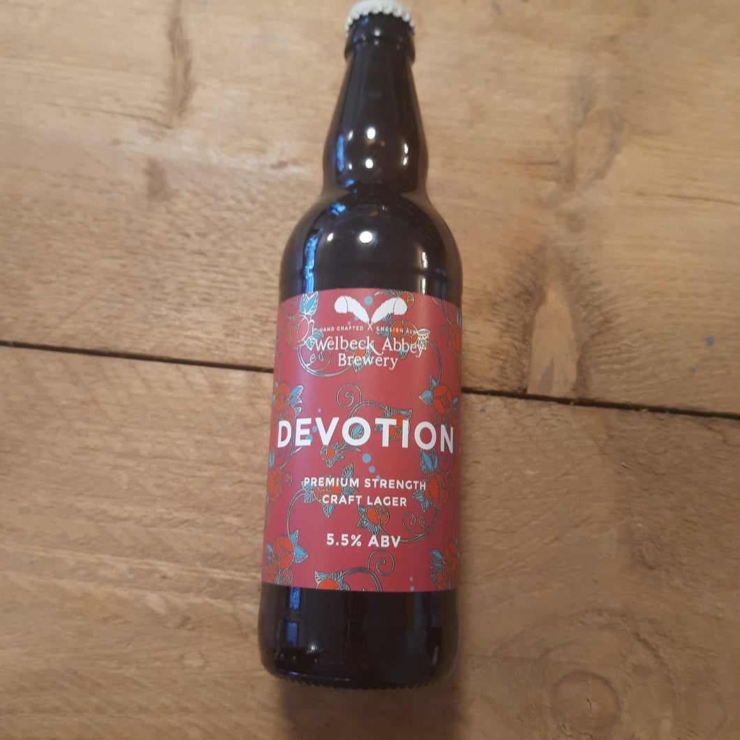 Welbeck Abbey 'Devotion' Lager 5.5% 500ml