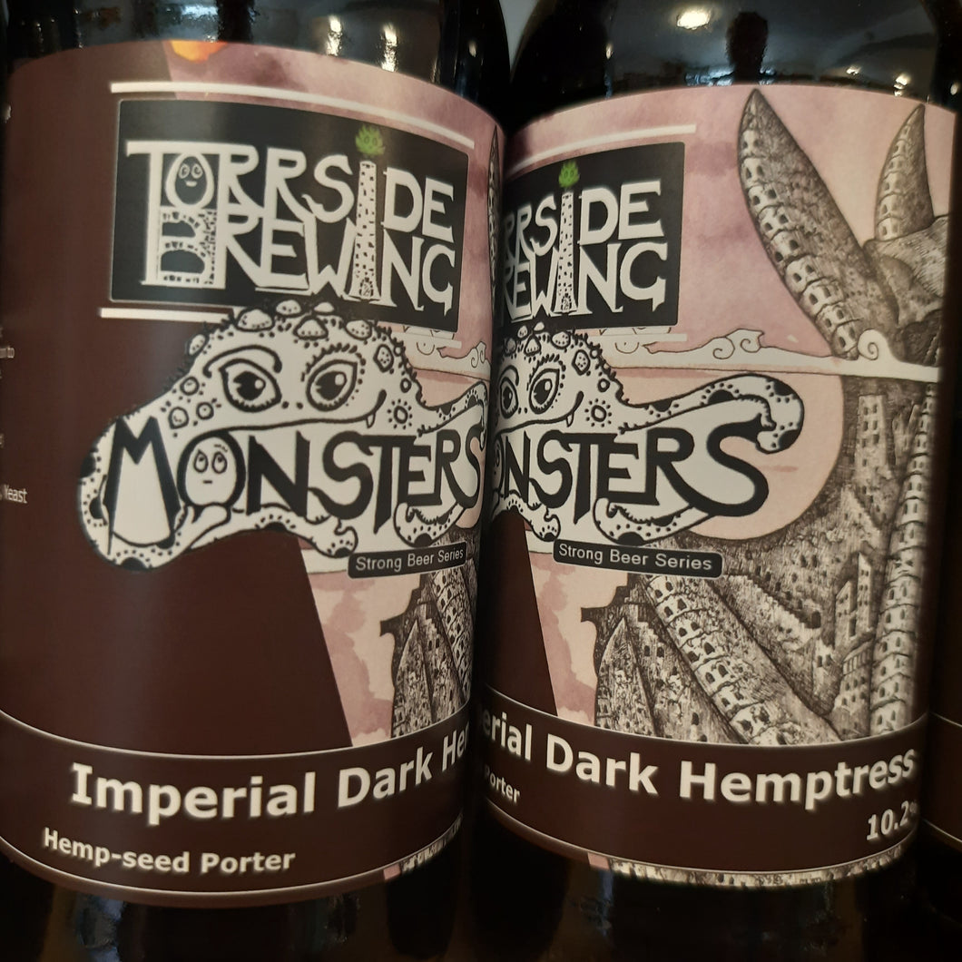 Torrside Monsters 'Imperial Dark Hemptress' Monsters Imperial Hemp Porter 10.2% 330ml