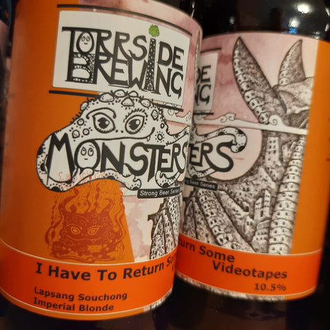 Torrside Monsters 'Videotapes' Lapsang Souchong Imperial Blonde 10.5% 330ml