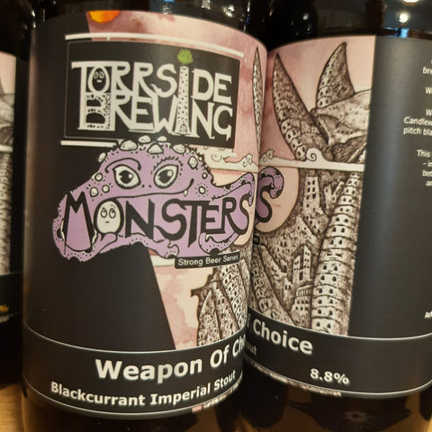Torrside Monsters 'Weapon Of Choice' Blackcurrant Imperial Stout 8.8% 330ml