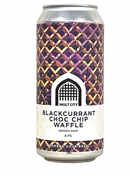 Vault City Blackcurrant Choc Chip Waffle 4.7% 440ml