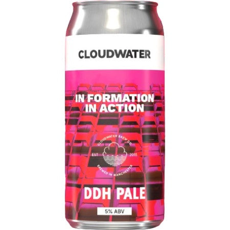 Cloudwater 'In Formation In Action' DDH Pale Ale 5% 440ml