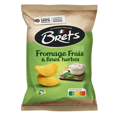Brets Fromage Frais and Herbs Crisps 125g