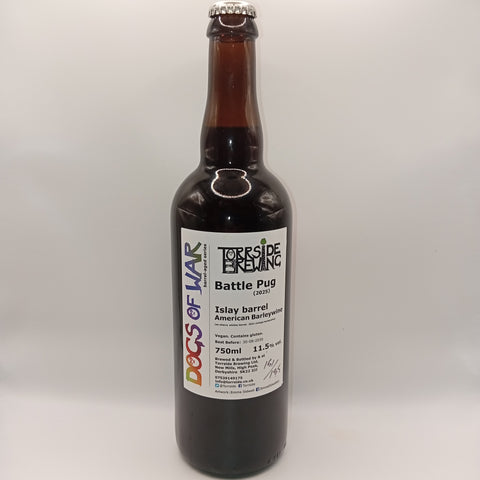 Torrside Dogs Of War 'Battle Pug' 2025 Islay Barrel American Barley Wine 11.5% 75cl