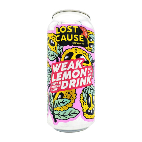 Lost Cause 'Weak Lemon Drink' Fruit & Barley Sour 3.4% 440ml