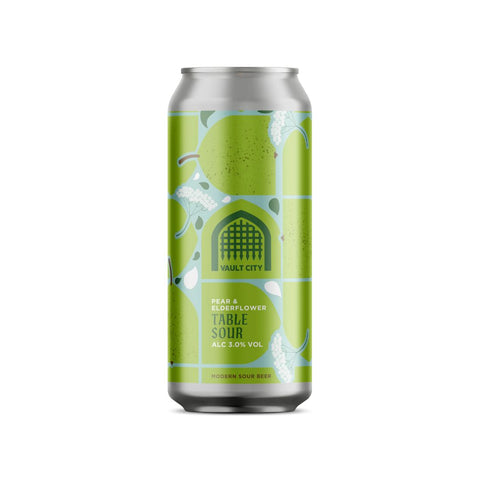 Vault City Pear & Elderflower Table Sour 3% 440ml