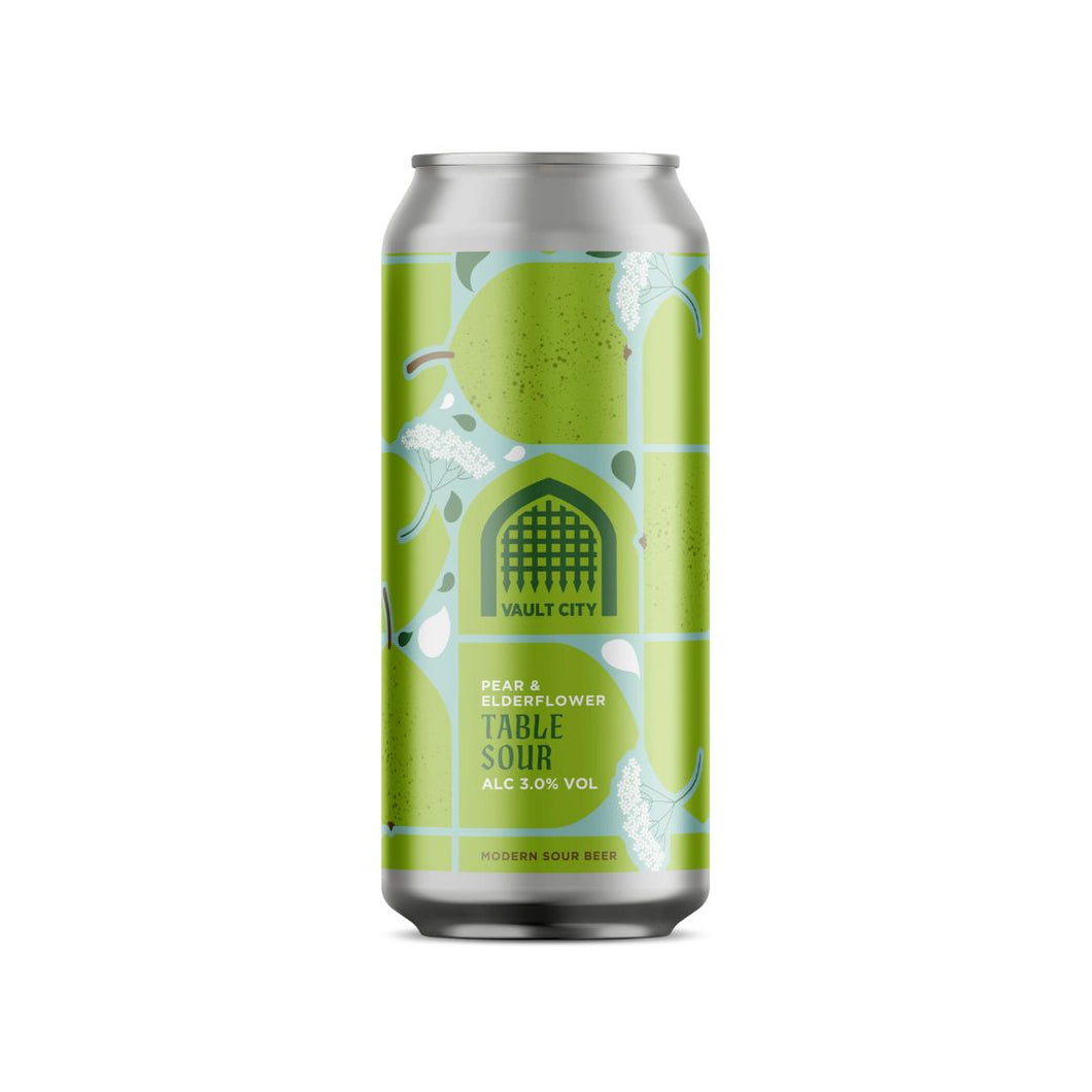 Vault City Pear & Elderflower Table Sour 3% 440ml