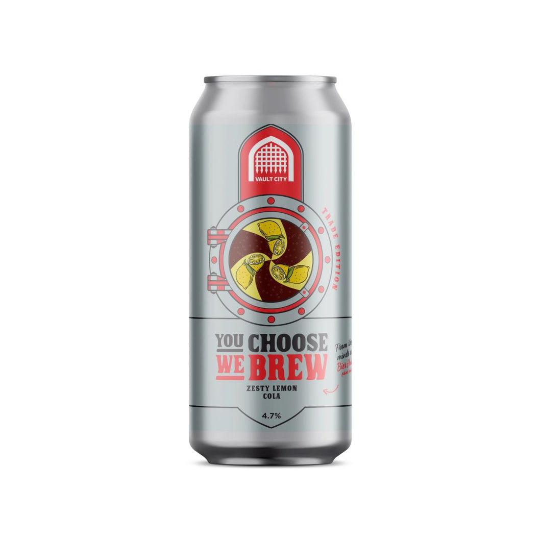 Vault City Zesty Lemon Cola 4.7% 440ml