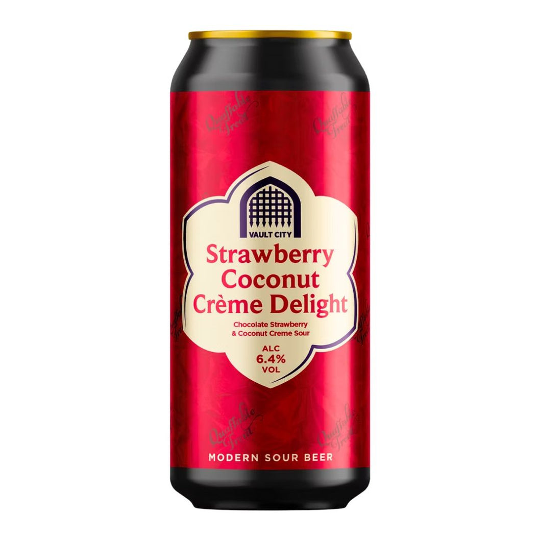 Vault City Strawberry Coconut Creme Delight Sour 6.4% 440ml