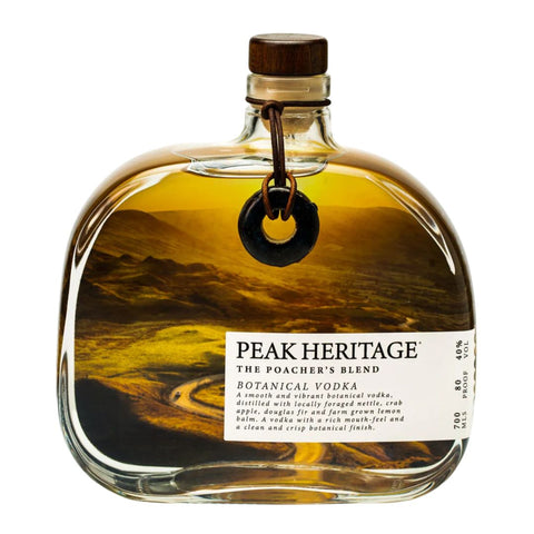 Peak Heritage 'Poacher' Botanical Vodka 40% 70cl