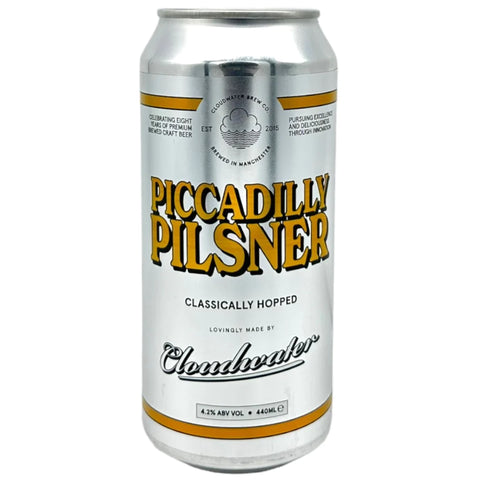 Cloudwater Piccadilly Pilsner 4.2% 440ml