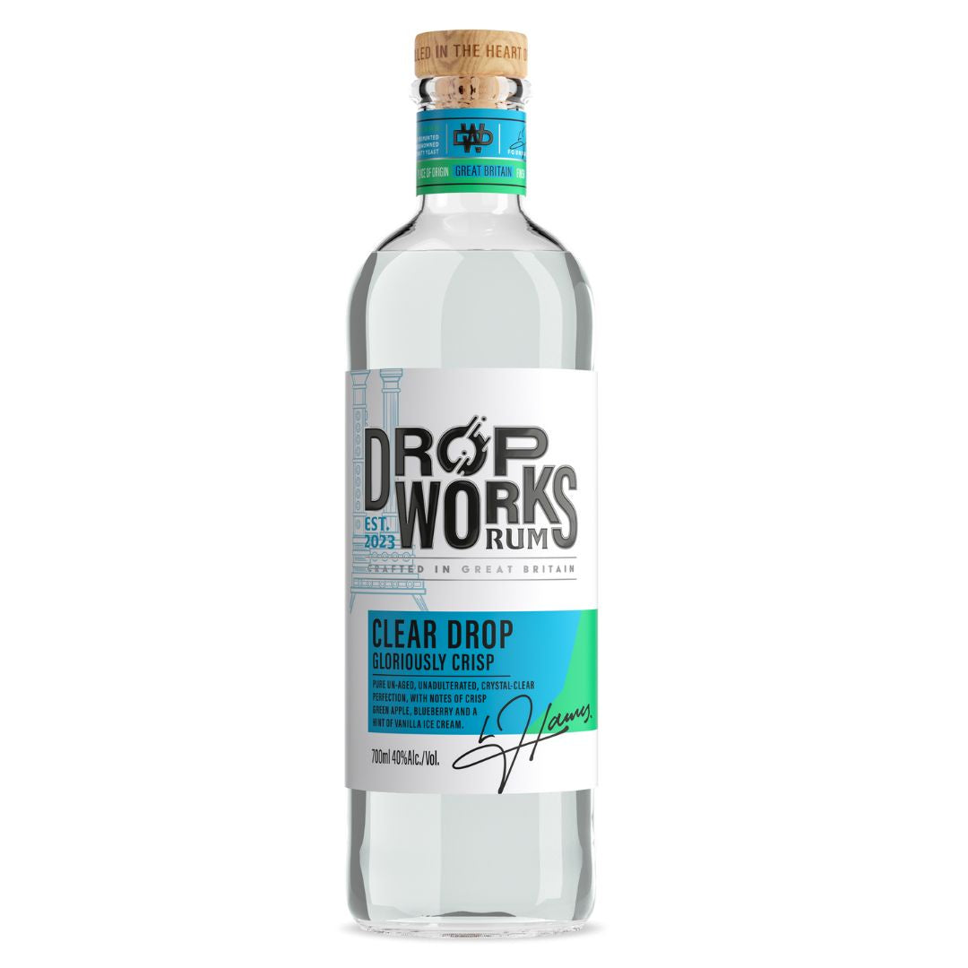 Drop Works 'Clear Drop' Rum 40% 70cl – High Peak Wine & Beer Co