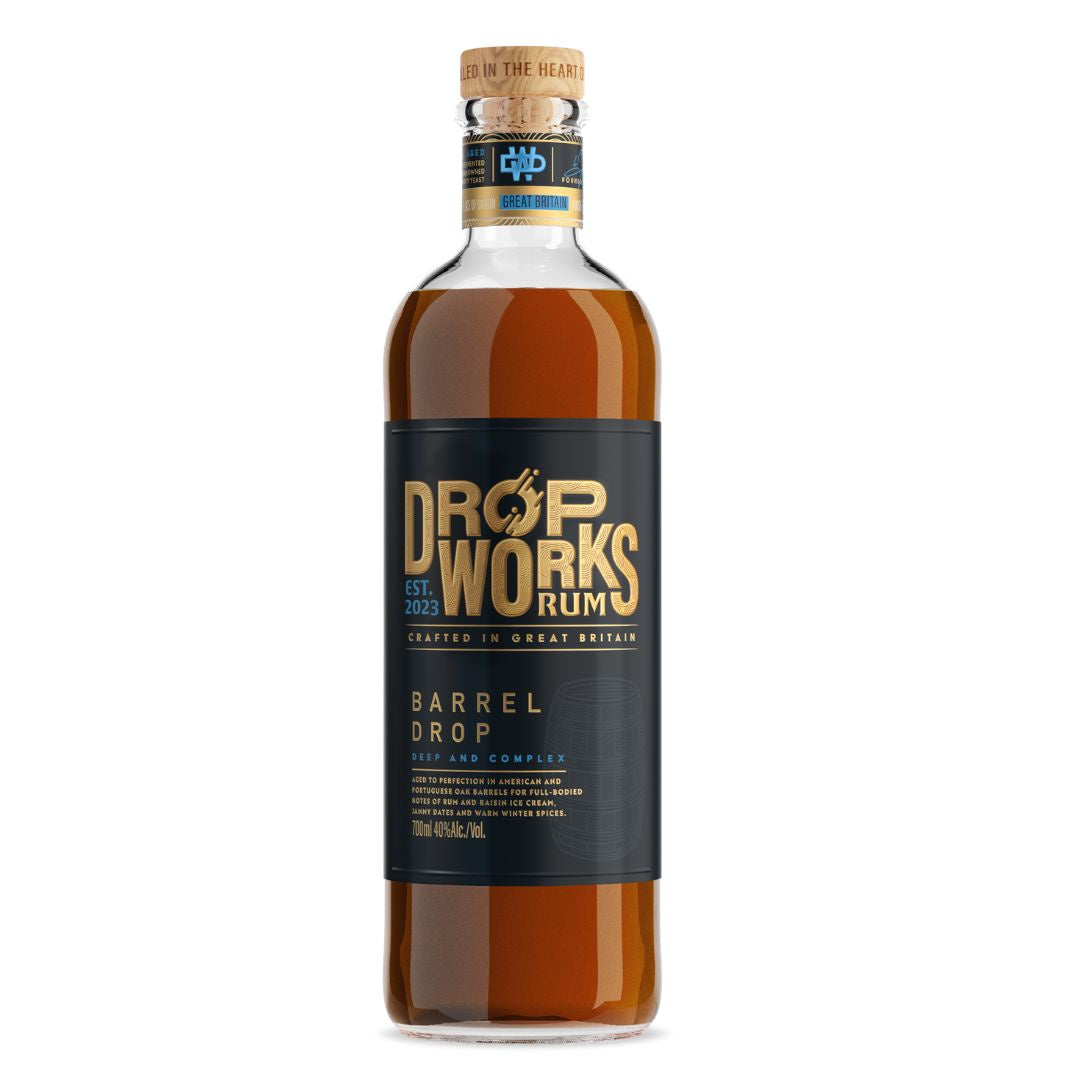 Drop Works 'Barrel Drop' Cask Aged Rum 40% 70cl – High Peak Wine & Beer Co