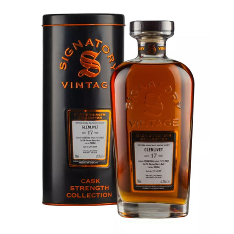 Glenlivet 2006 17y Signatory Vintage Cask Strength 60.6% 70cl