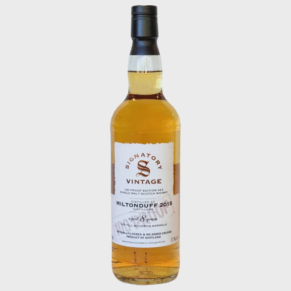 Miltonduff 2015 8y Signatory Vintage 100 Proof 57.1% 70cl