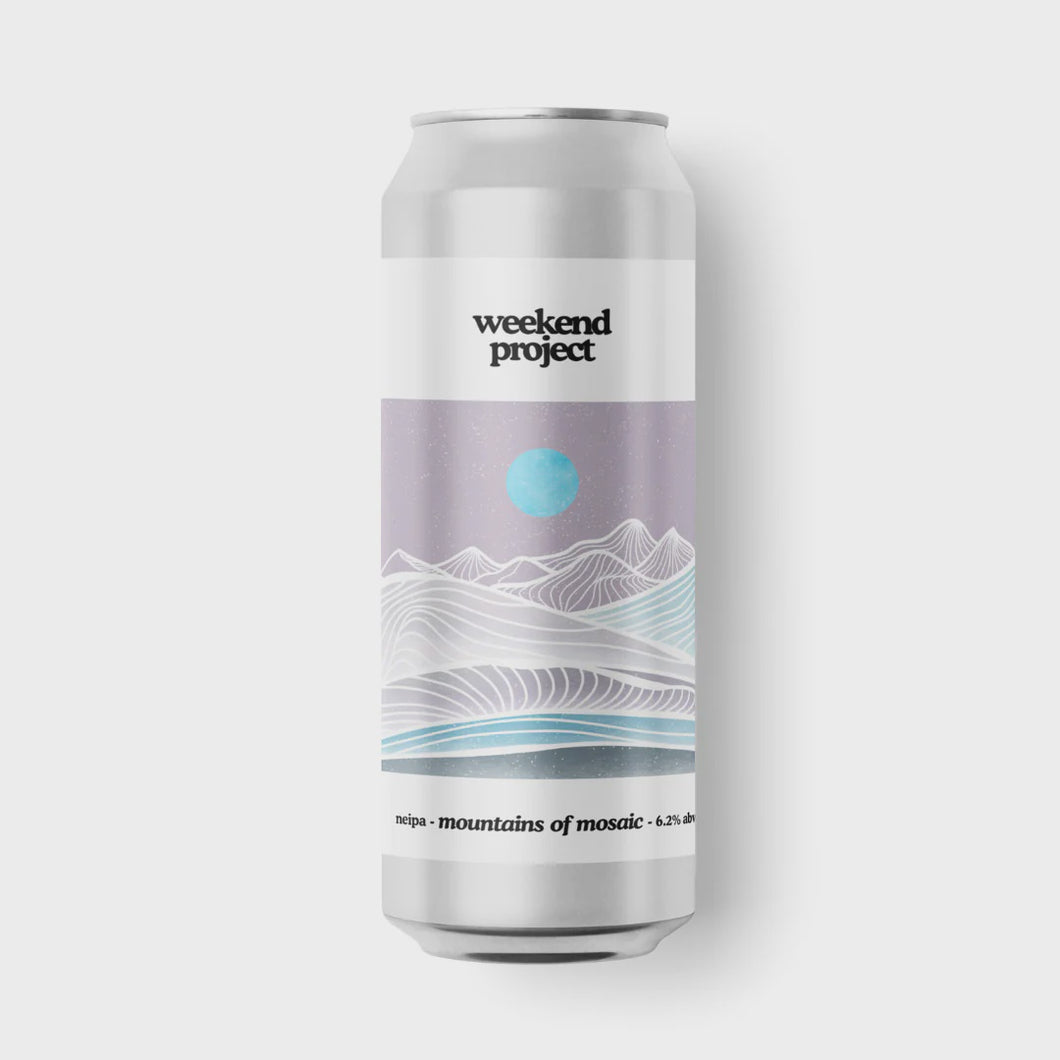 Weekend Project 'Mountains Of Mosaic' DDH IPA 6.2% 500ml