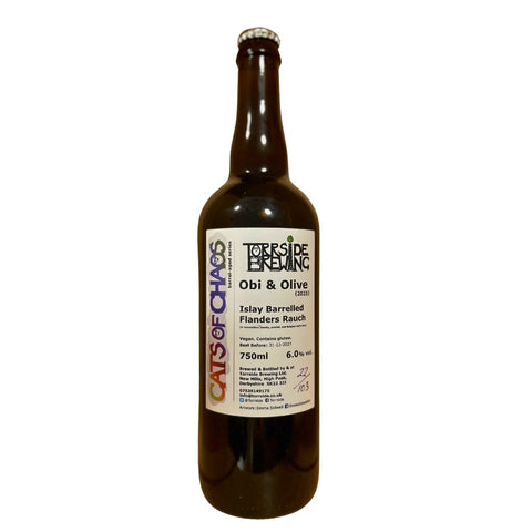 Torrside Cats Of Chaos 'Obi & Olive' 2025 Islay Barrel Flanders Rauch 6% 75cl