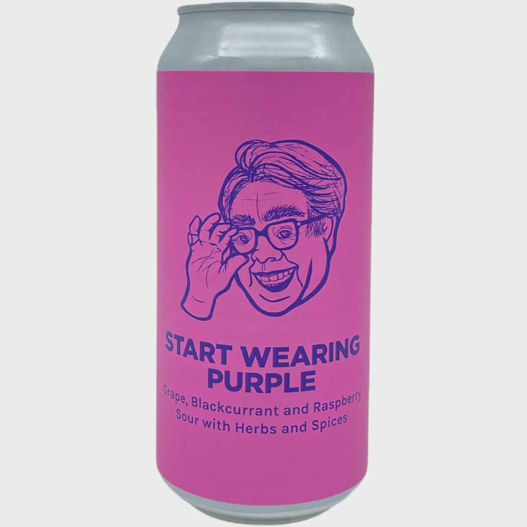 Pomona Island 'Start Wearing Purple' Grape, Blackcurrant & Raspberry Sour 6% 440ml