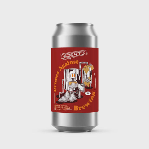 Neon Raptor 'Crimes Against Brewing' Maple Toffee Pecan Pie Pastry Stout 8% 440ml