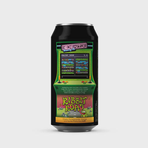 Neon Raptor 'Ribbit Road' Cherry Orange Pomegranete & Vanilla Pastry Sour 5.4% 440ml