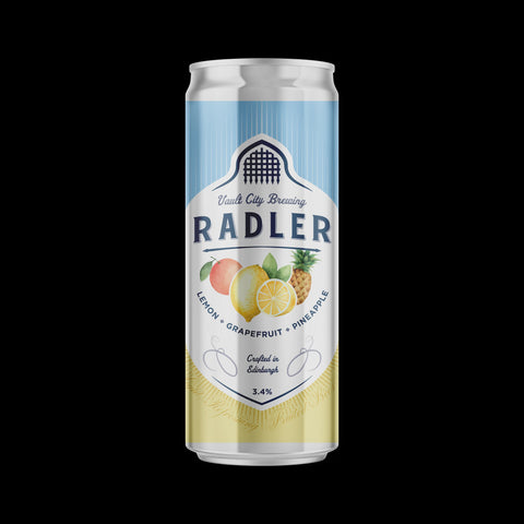 Vault City Radler Lemon Grapefruit Pineapple 3.4% 330ml