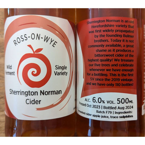 Ross Cider Sherrington Norman SV Cider 6% 500ml