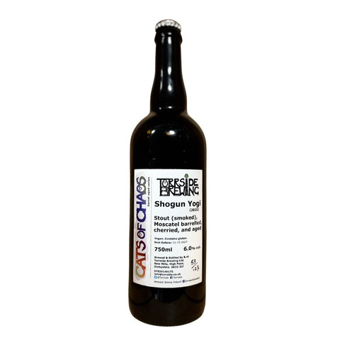 Torrside Cats Of Chaos 'Shogun Yogi' 2025 Moscatel & Cherry Smoked Stout 6% 75cl