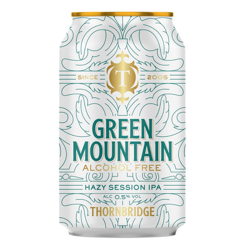 Thornbridge 'Green Mountain Alcohol Free' Hazy Session IPA 0.5% 330ml