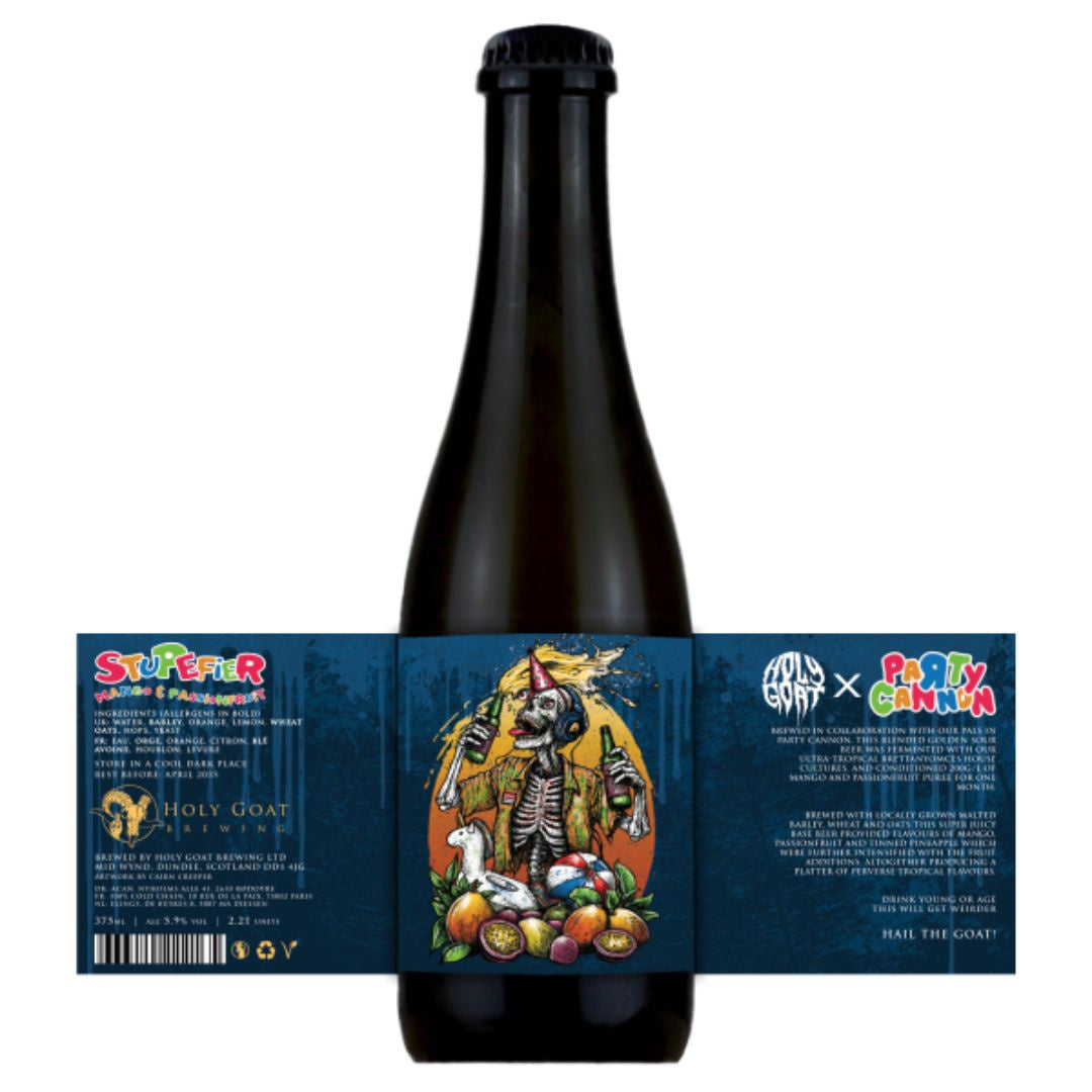Holy Goat 'Stupefier' Mango & Passionfruit Tropical Sour 5.9% 375ml ...