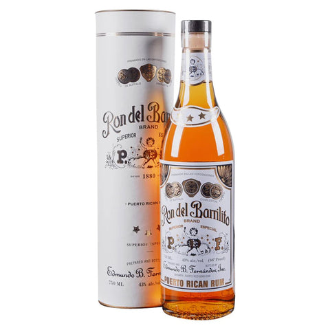 Ron Del Barrilito 3 Estrellas Puerto Rican Cask Rum 43% 70cl