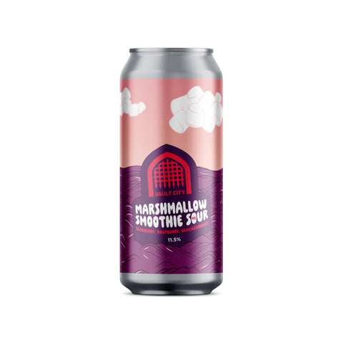 Vault City Bluleberry Raspberry Blackberry Marshmallow Smoothie Sour 11.5% 440ml