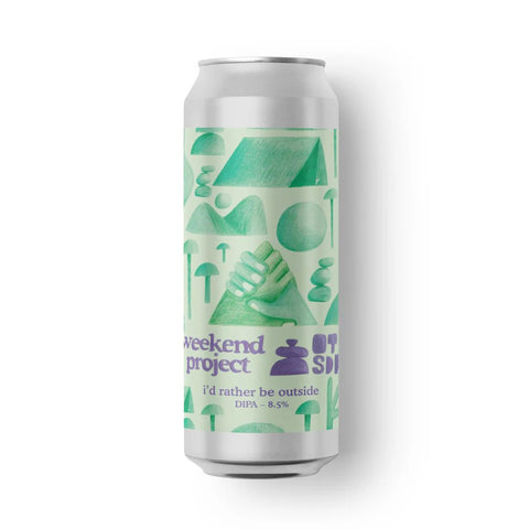 Weekend Project 'Rather Be Outside' Birthday DIPA 8.5% 500ml