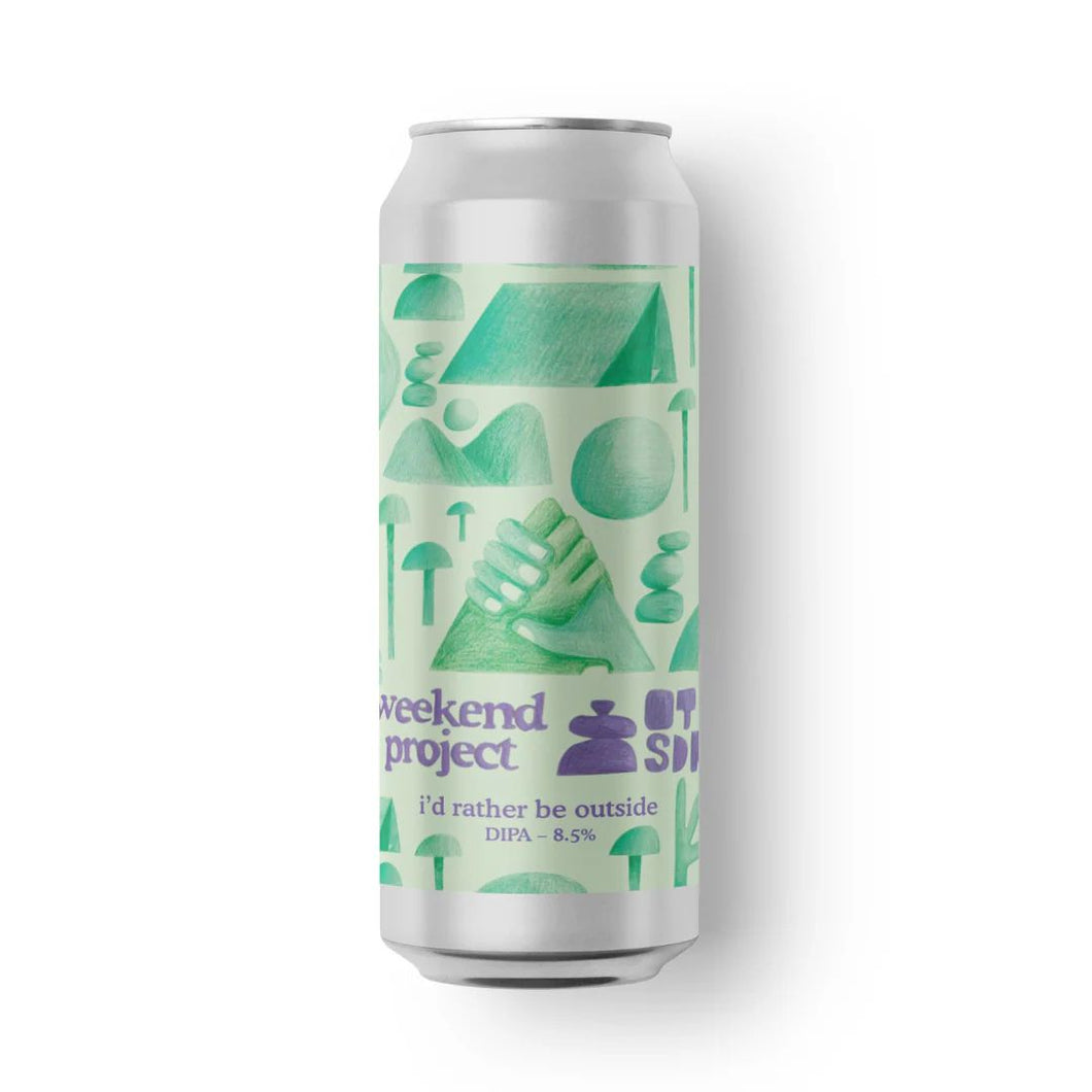 Weekend Project 'Rather Be Outside' Birthday DIPA 8.5% 500ml