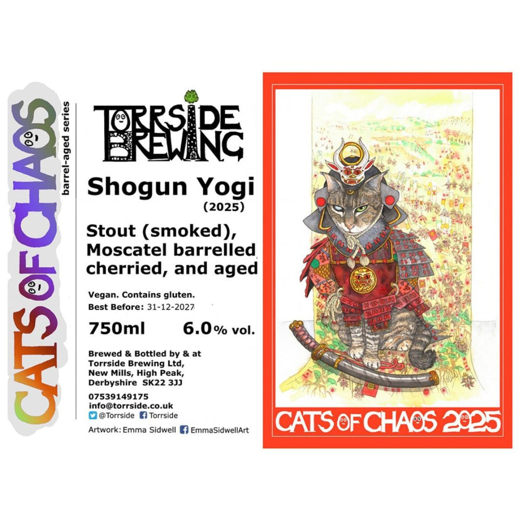 Torrside Cats Of Chaos 'Shogun Yogi' 2025 Moscatel & Cherry Smoked Stout 6% 75cl
