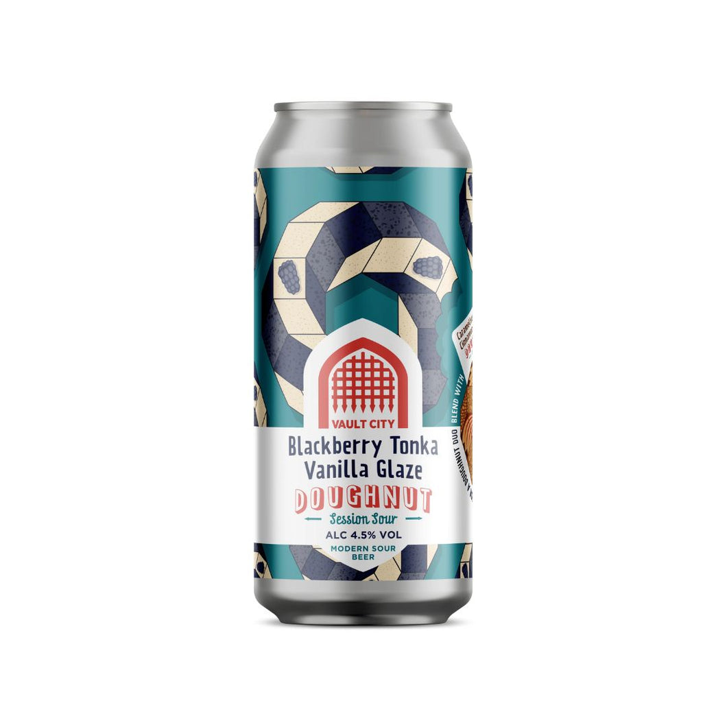 Vault City Blackberry Vanilla Tonka Glazed Doughnut Sour 4.5% 440ml